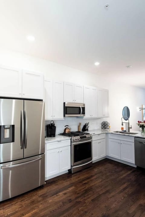 A gourmet kitchen fully stocked with everything you could require for preparing meals during your visit!