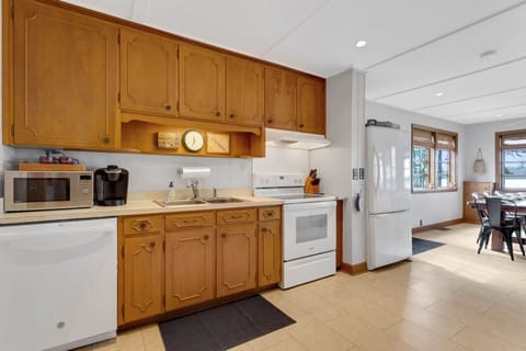 Fully stocked kitchen