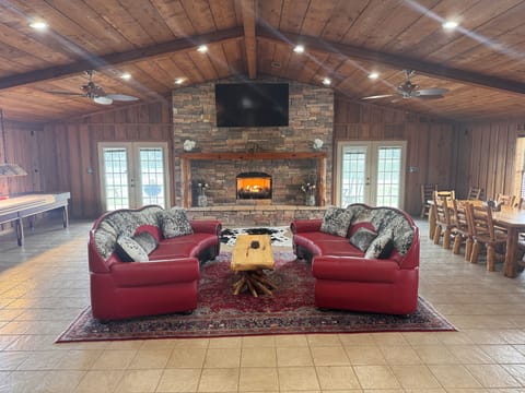 Luxury and comfort in a large space great for game day, parties, reunions & more