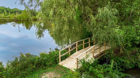 The bridge at the pond (shared use)