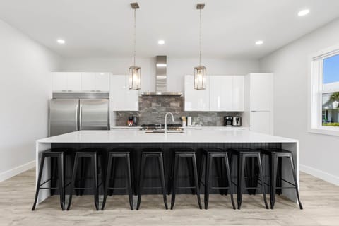 Fully stocked kitchen