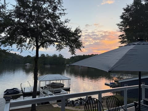 View from lower back porch