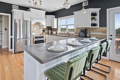 A fully equipped kitchen with everything you need to prepare delicious meals with ease