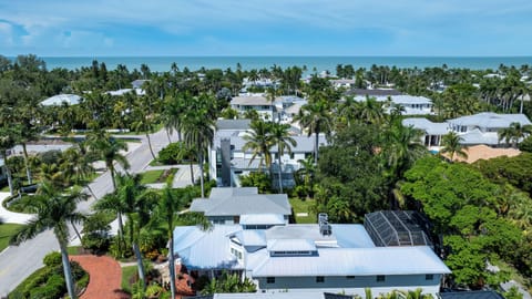 Arial Showing Enclosed Back Patio