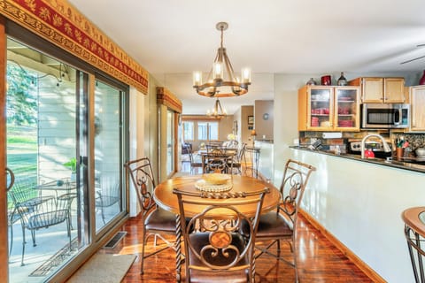View of the golf course from the dining room | Main Level