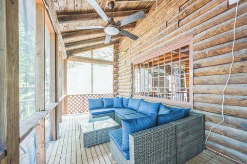 Screened porch for those crisp nights!