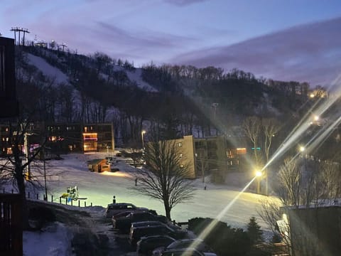 View from our place. We are walking distance to the lift!