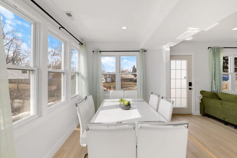 Relaxed dining space for enjoying home-cooked meals