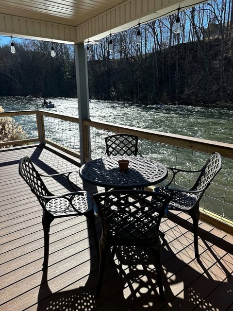 Deck over the South Holston River