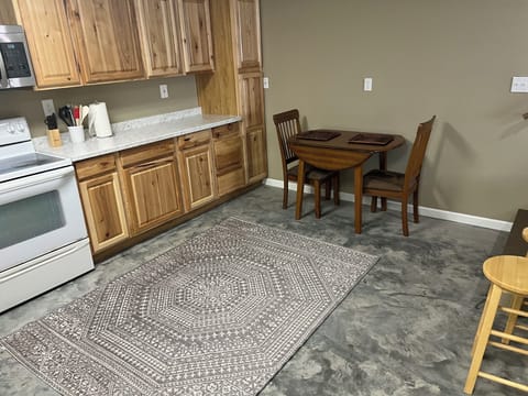 Downstairs dining area