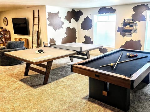 Get your game on with a round of pool or ping pong