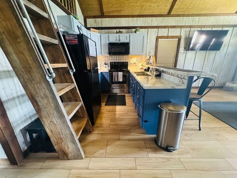 Kitchen Loft Stairs Dining LL