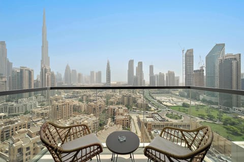 Balcony with City View
