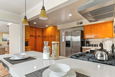 Sleek, modern kitchen.