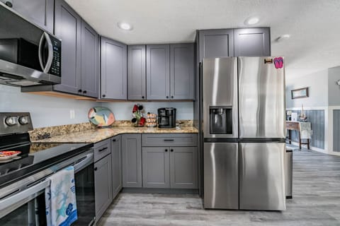 Beautiful Stainless steel appliances in the kitchen