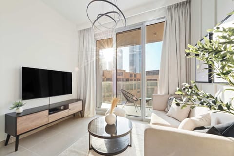 Bright living room w/ floor-to-ceiling windows for airy, relaxed lounging