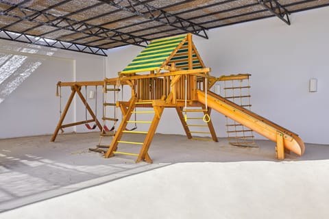 Let little adventurers climb, slide, and play safely indoors.