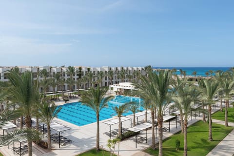 Breathe in ocean air while swimming under open skies.