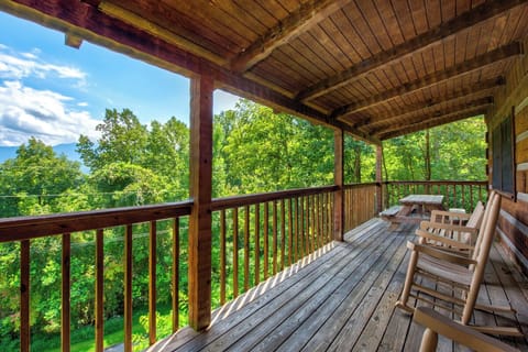 Paradise's relaxing deck