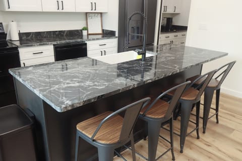 Beautiful granite kitchen island
