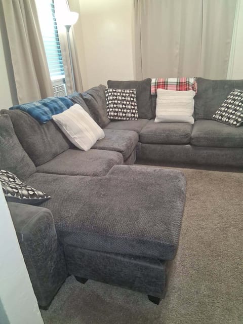living room with tv