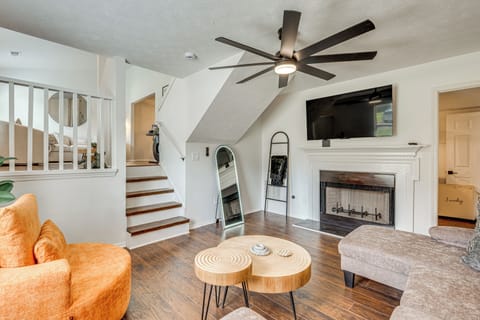 Atlanta Vacation Rental | 3BR | 2BA | 1,368 Sq Ft | Exterior Staircase to Enter
