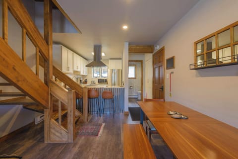 Dining, kitchen area