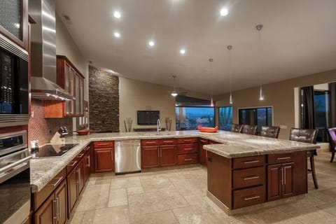 Fully stocked kitchen
