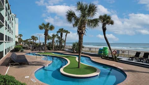 Oceanfront lazy river retreat