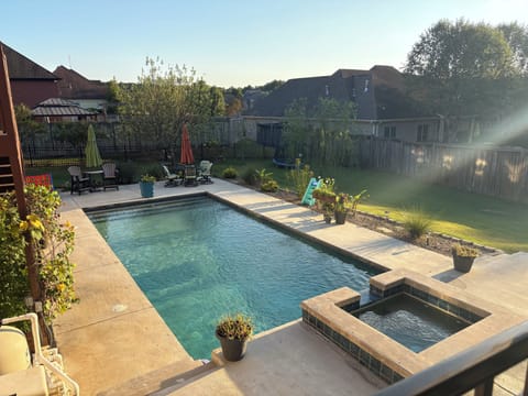 Heated pool and spa