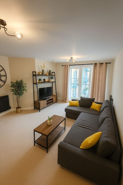 Living room and TV