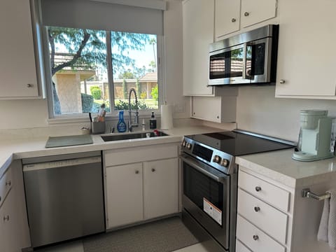 New stainless steel appliances