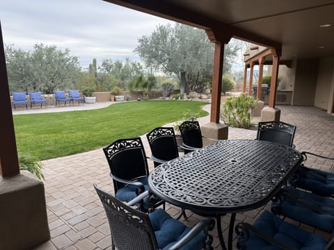 Enjoy dinner on the patio!