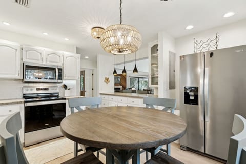 Kitchen with views to living space