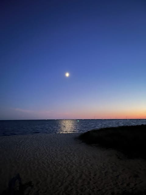 Keys beach at nite