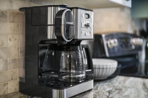 The best part of waking up is vacation. The second-best part is this coffee station.