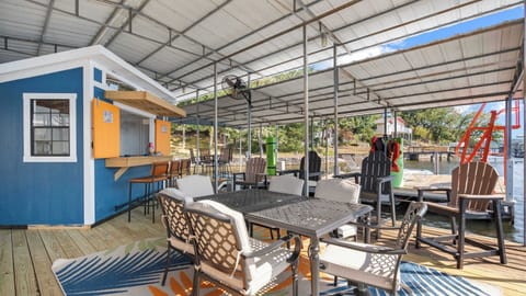 Lounge the day away or make a splash on the spacious dock​