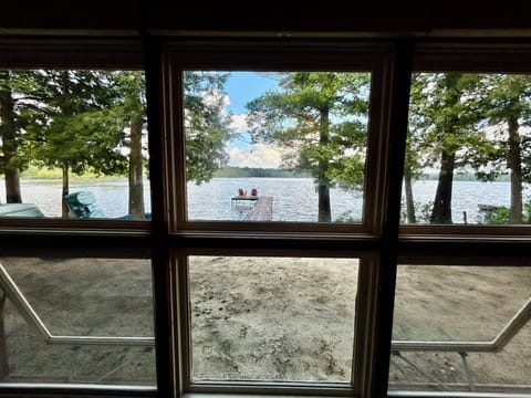 Beautiful lake views from the dining room!