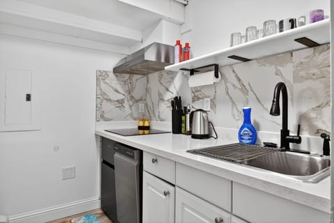 Indoors, Sink, Sink Faucet, Kitchen, Cooktop