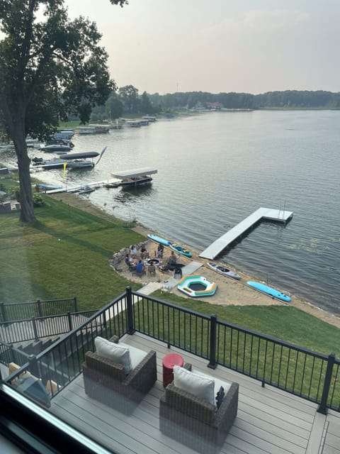 Beach, Firepit and Dock