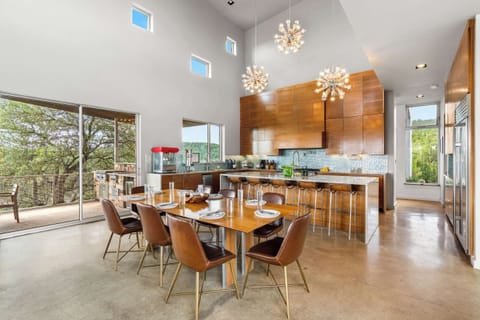 Stunning indoor dining area for shared meals