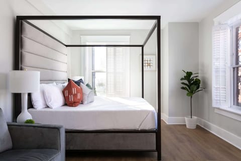 Elegant sleeping bedroom