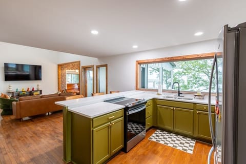 Incredible natural light and views.