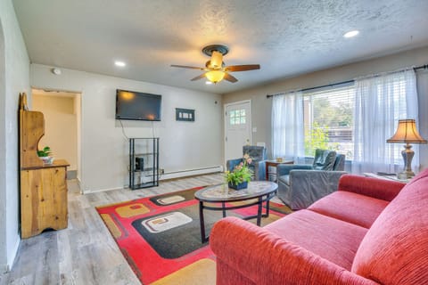 Pueblo Vacation Rental | 3BR | 1BA | 1,146 Sq Ft | 2 Steps to Enter