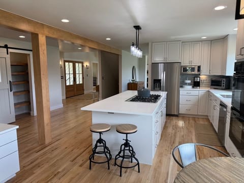 Large kitchen with lots of counter space