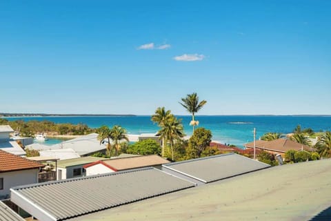 View from the master bedroom of 'Orion' apartment accommodation in Huskisson.