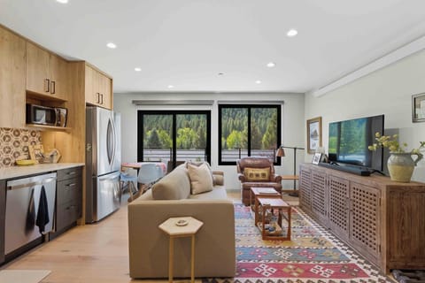 Open concept living/dining/kitchen