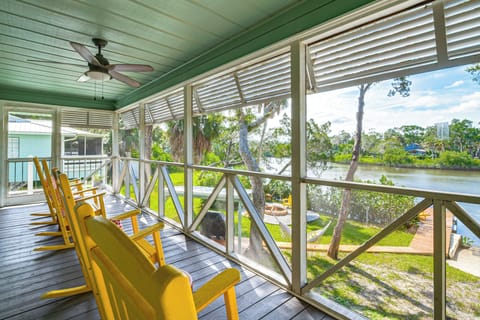 Lanai | Rocking Chairs | Creek Views