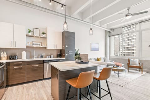 Kitchen & Dining Area: Bright, modern space with stylish seating, perfect for gathering and feasting!