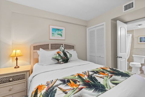 Settle in comfortably with easy ensuite access and soft lighting.